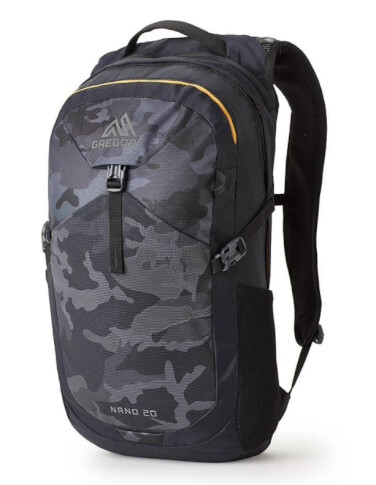 Plecak miejski Nano 20 black woodland camo Gregory