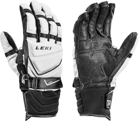 Rękawice narciarskie Griffin Pro S speed system black/white LEKI