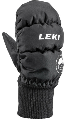 Dziecięce rękawice narciarskie Little Eskimo Mitt Short black LEKI