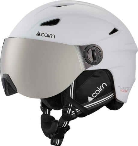 Kask narciarski z wizjerem Impulse Visor 01 biały Cairn