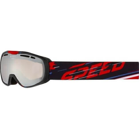 Dziecięce gogle narciarskie Buddy SPX3000 mat black red speed Cairn