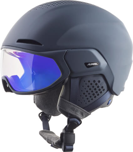 Kask narciarski z wizjerem Alto V ink matt Alpina