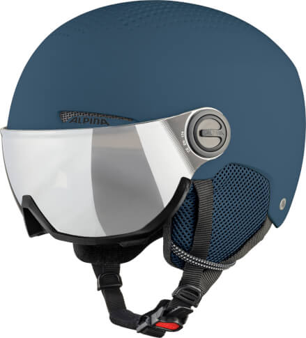 Kask narciarski z wizjerem Arber Visor Q-Lite ink matt Alpina