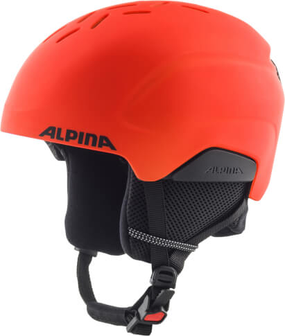 Kask narciarski juniorski Pizi neon-orange matt Alpina