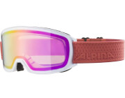 Gogle narciarskie M40 Nakiska white-coral szkło HM pink Alpina