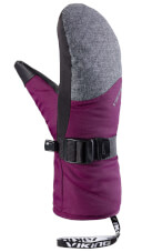 Damskie rękawice narciarskie Espada Mitten Ski Lady burgundy Viking