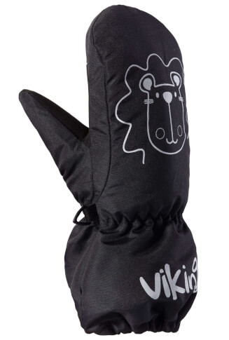 Dziecięce rękawice narciarskie Hakuna Mitten Ski black Viking