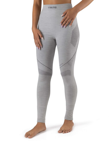 Damskie legginsy termoaktywne Lava Lady Pants szare Viking