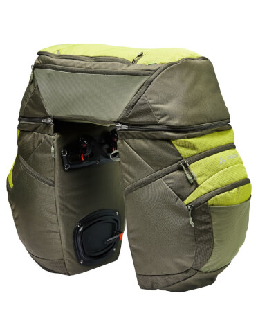 Torba rowerowa tylna Karakorum Pro 65L khaki VAUDE