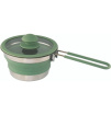 Kempingowy składany garnek z uchwytem Pan with Handle 1L green EuroTrail