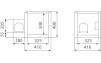 Lodówka kompresorowa do zabudowy Coolmatic CB 36 12/24V DC Dometic