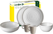 Zestaw obiadowy z melaminy tete-a-tete Savana 8 pcs Brunner