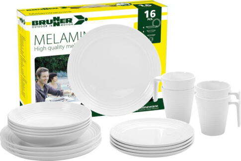 Zestaw obiadowy Melamine Set Spherica Brunner