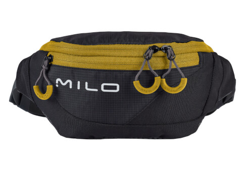 Obszerna saszetka biodrowa Meyo black/mirabelle Milo