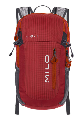 Plecak trekkingowy Puyo 20 dark red/brick Milo