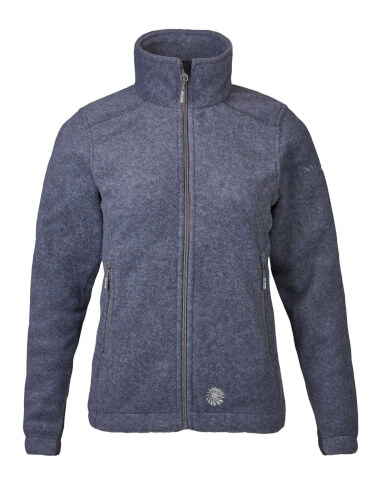 Damski polar outdoorowy Ross Lady dark grey Milo