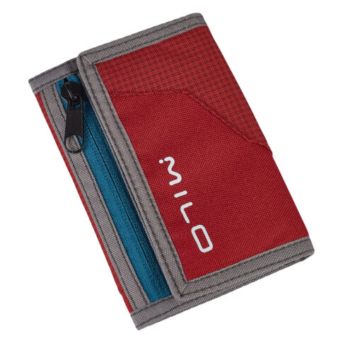 Turystyczny portfel Wally dark red/blue lagoon Milo