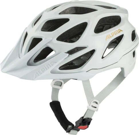 Trwały kask rowerowy Mythos 3.0 L.E. white-prosecco gloss Alpina