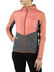 Damska bluza z włóknem bambusowym Creek Bamboo Hoodie Lady pink-grey Viking