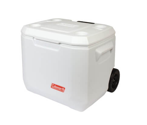 Chłodziarka pasywna turystyczna 50QT Wheeled Marine Cooler 4 Days Ice white Coleman