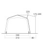 Namiot do kampera Jonesville 290SA Flex green Outwell