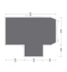 Podłoga do namiotu Footprint Lux Oakdale 5PA black/grey Outwell