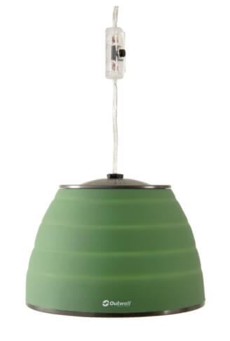 Turystyczna lampa wisząca Leonis Lux shadow green Outwell