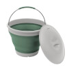 Turystyczne składane wiaderko z pokrywką Collaps Bucket shadow green Outwell