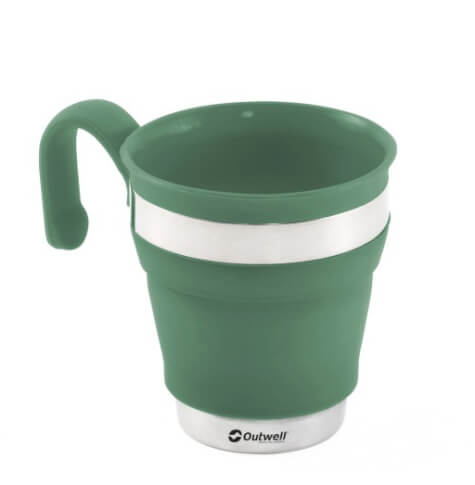 Silikonowy kubek składany Collaps Mug shadowe green Outwell