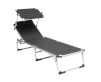 Biwakowe łóżko leżak z daszkiem Victoria black/grey Outwell