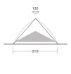 Namiot plażowy Beach Shelter Formby blue Outwell