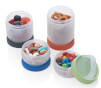 Modułowe pojemniki obiadowe Stax EatSystem M clear/spectrum Humangear
