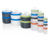 Modułowe pojemniki obiadowe Stax EatSystem M clear/spectrum Humangear