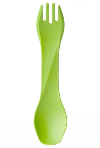 Łyżkowidelec turystyczny GoBites Uno light green Humangear