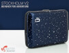 Podróżny portfel aluminiowy Stockholm V2 bamboo Ogon Designs