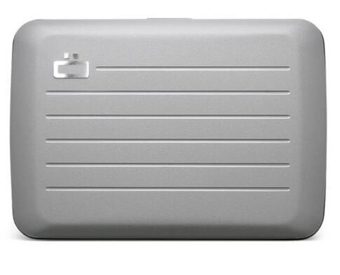 Podróżny portfel aluminiowy Stockholm V2 matt stone grey Ogon Designs