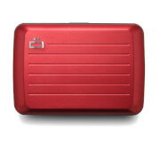 Podróżny portfel aluminiowy Stockholm V2 red Ogon Designs