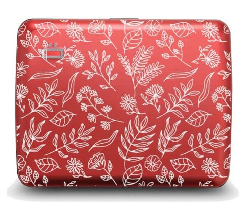 Podróżny portfel aluminiowy Smart Case V2 Large flower Ogon Designs