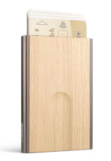 Etui na karty bankowe RFID Slider bamboo Ogon Designs