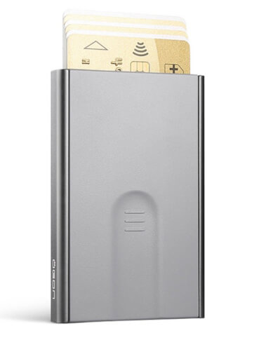 Etui na karty bankowe RFID Slider stone grey Ogon Designs