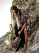 Poncho turystyczne Packable Towel Poncho marble floral Matador