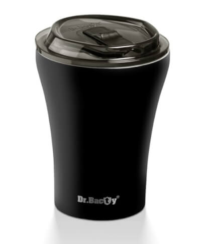 Turystyczny kubek termiczny Apollo 227ml black Dr Bacty