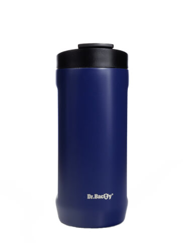 Turystyczny kubek termiczny Notus 2w1 360ml navy Dr Bacty
