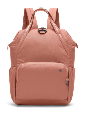 Damski plecak antykradzieżowy Citysafe CX backpack Econyl rose Pacsafe