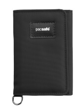 Portfel turystyczny antykradzieżowy RFIDsafe trifold wallet black Pacsafe