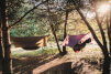 Tarp do hamaka Lesovik Heksa burgundy ron