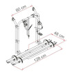 Bagażnik do rowerów Carry-Bike 200 D Ducato/LT 1994-2006 Fiamma