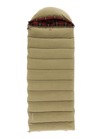 Śpiwór turystyczny Basecamp R (195 cm) lewy zamek khaki Robens