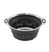 Durszlak silikonowy składany Collaps Colander black Outwell