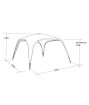 Namiot outdoorowy Event Lounge black/grey L Outwell